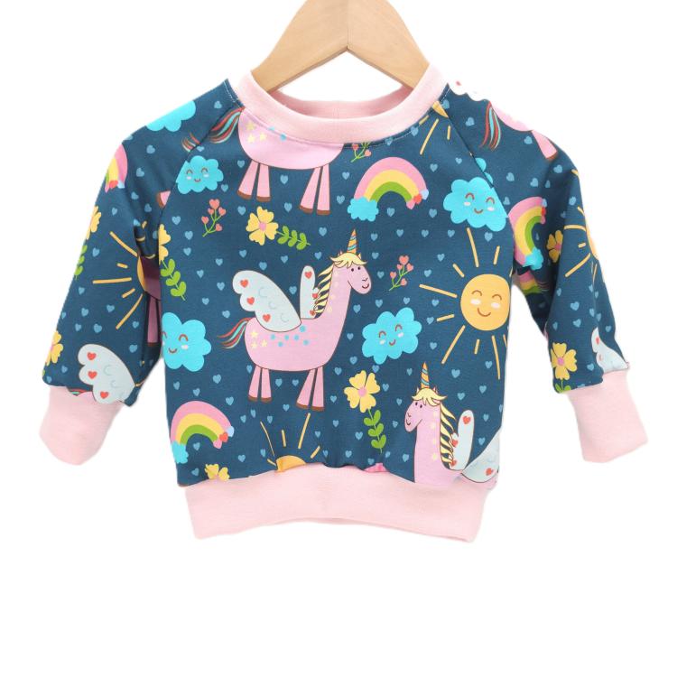 Sommer Sweatshirt Cute Unicorn